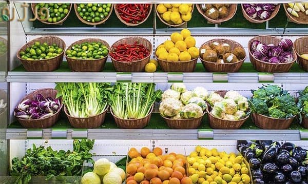 مصرف سبزیجات و محصولات فیبردار