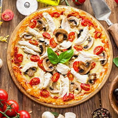 پیتزا مرغ ایتالیایی